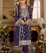 Women Ethnic Motifs Embroidered Regular Kurta with Trousers & With Dupatta