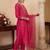 Women Floral Embroidered Regular Thread Work Kurta with Trousers & With Dupatta