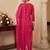 Women Floral Embroidered Regular Thread Work Kurta with Trousers & With Dupatta