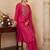 Women Floral Embroidered Regular Thread Work Kurta with Trousers & With Dupatta