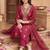 Women Ethnic Motifs Embroidered Regular Gotta Patti Kurta with Trousers & With Dupatta