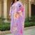 Women Floral Embroidered Regular Thread Work Kurta with Trousers & With Dupatta
