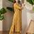 Women Printed Pleated Pure Cotton Kurta with Trousers