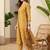 Women Printed Pleated Pure Cotton Kurta with Trousers