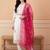 Women Floral Embroidered Regular Thread Work Kurta with Trousers & With Dupatta