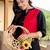 Women Colourblocked Regular Pure Cotton Kurta with Trousers