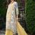 Women Floral Printed Regular Thread Work Liva Kurta with Palazzos & With Dupatta
