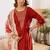 Women Ethnic Motifs Embroidered Regular Thread Work Kurta with Palazzos & With Dupatta