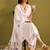 Women Floral Embroidered Regular Thread Work Liva Kurta with Trousers & With Dupatta