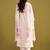 Women Floral Embroidered Regular Thread Work Liva Kurta with Trousers & With Dupatta