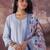 Women Floral Regular Thread Work Kurta with Trousers & With Dupatta