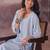 Women Floral Regular Thread Work Kurta with Trousers & With Dupatta