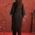 Women Ethnic Motifs Embroidered Regular Thread Work Liva Kurta with Trousers