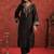 Women Ethnic Motifs Embroidered Regular Thread Work Liva Kurta with Trousers