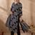 Women Printed Regular Thread Work Pure Cotton Kurta with Trousers & With Dupatta