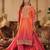 Women Ombre Dyed Regular Thread Work Kurta with Trousers & With Dupatta