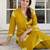 Women Dyed Regular Pure Cotton Kurta with Trousers & With Dupatta
