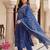 Women Ethnic Motifs Printed Regular Pure Cotton Kurta with Trousers & With Dupatta