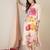 Women Floral Printed Regular Linen Kurta with Trousers & With Dupatta