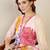 Women Floral Printed Regular Linen Kurta with Trousers & With Dupatta