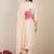 Women Floral Printed Regular Linen Kurta with Trousers & With Dupatta