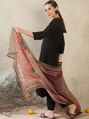 Women Ethnic Motifs Regular Kurta with Trousers & With Dupatta 4
