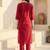 Women Ethnic Motifs Embroidered Regular Thread Work Kurta with Trousers