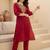 Women Ethnic Motifs Embroidered Regular Thread Work Kurta with Trousers