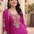 Women Ethnic Motifs Embroidered Regular Kurta with Patiala & With Dupatta