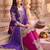 Women Ethnic Motifs Embroidered Regular Kurta with Patiala & With Dupatta