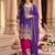 Women Ethnic Motifs Embroidered Regular Kurta with Patiala & With Dupatta