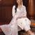 Women Ethnic Motifs Embroidered Regular Thread Work Pure Cotton Kurta with Trousers & With Dupatta