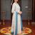 Women Floral Embroidered Regular Thread Work Kurta with Palazzos & With Dupatta