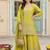 Women Ethnic Motifs Embroidered Regular Mirror Work Kurta with Sharara & With Dupatta