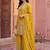 Women Ethnic Motifs Embroidered Regular Mirror Work Kurta with Palazzos & With Dupatta