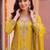 Women Ethnic Motifs Embroidered Regular Mirror Work Kurta with Palazzos & With Dupatta