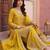 Women Ethnic Motifs Embroidered Regular Mirror Work Kurta with Palazzos & With Dupatta