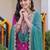 Women Ethnic Motifs Embroidered Regular Kurta with Sharara & With Dupatta