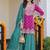 Women Ethnic Motifs Embroidered Regular Kurta with Sharara & With Dupatta