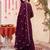 Women Ethnic Motifs Embroidered Regular Thread Work Kurta with Sharara & With Dupatta