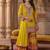 Women Floral Embroidered Regular Sequinned Kurta with Sharara & With Dupatta