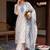 Women Floral Embroidered Regular Thread Work Pure Cotton Kurta with Trousers & With Dupatta