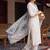 Women Floral Embroidered Regular Thread Work Pure Cotton Kurta with Trousers & With Dupatta