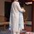 Women Floral Embroidered Regular Thread Work Pure Cotton Kurta with Trousers & With Dupatta