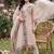 Women Floral Embroidered Regular Thread Work Kurta with Trousers & With Dupatta