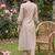 Women Floral Embroidered Regular Thread Work Kurta with Trousers & With Dupatta