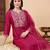 Women Ethnic Motifs Embroidered Regular Thread Work Liva Kurta with Trousers & With Dupatta