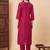 Women Ethnic Motifs Embroidered Regular Thread Work Liva Kurta with Trousers & With Dupatta