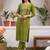 Women Ethnic Motifs Embroidered Regular Thread Work Kurta with Trousers