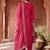 Women Ethnic Motifs Embroidered Regular Kurta with Trousers & With Dupatta